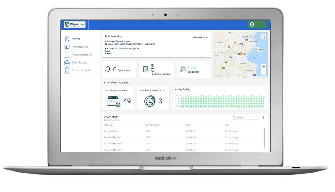 PlayerCase Solutions Reporting Portal
